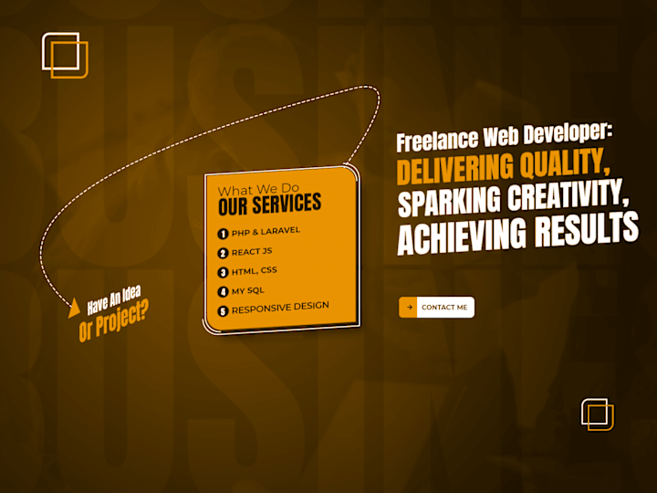Cover image for Web Developer| PHP| Laravel