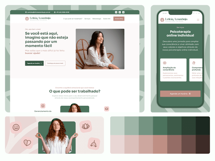 Cover image for Brand Identity & Website | Psicóloga Letícia Azambuja