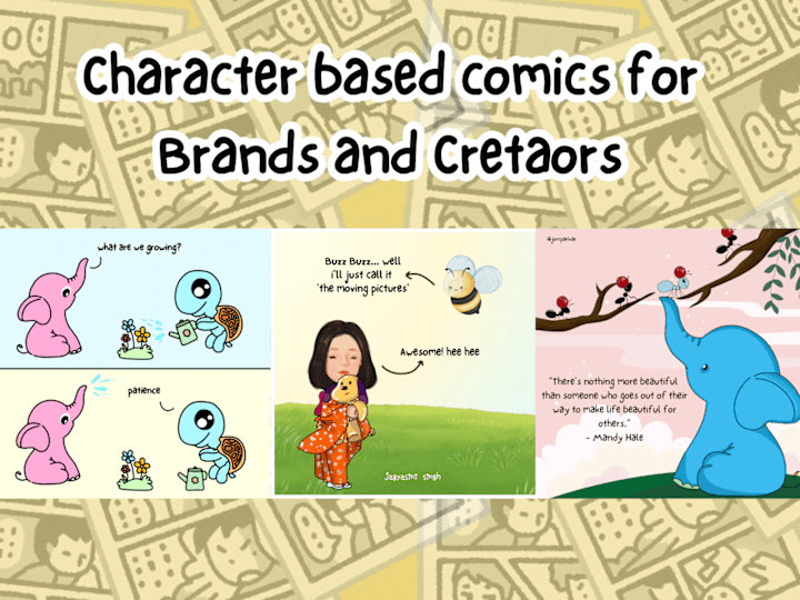 Cover image for Character-Based Comics for Brands & Creators