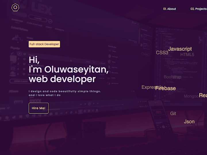 Cover image for Portfolio website