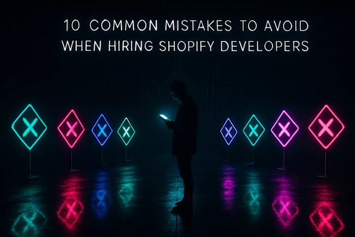 Cover image for 10 Common Mistakes to Avoid When Hiring Shopify Developers (and How to Fix Them)