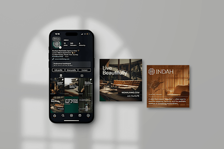 Cover image for Social Media Carousel Design - INDAH  - Luxury Real Estate