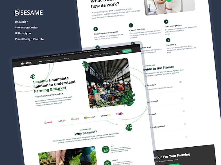 Cover image for Sesame | A Better Way to handle farming (Case Study)