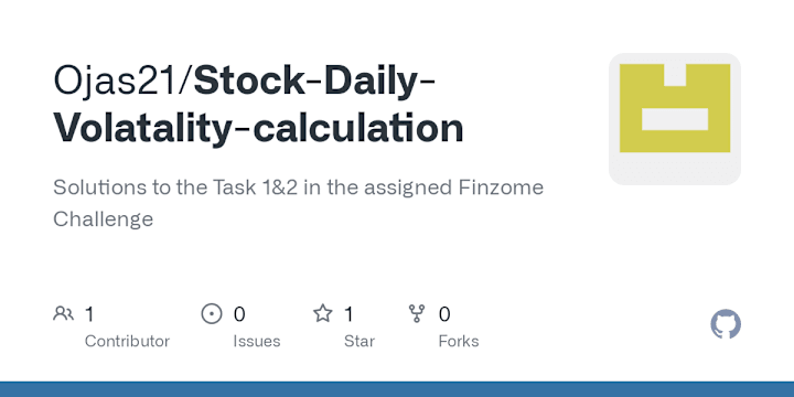 Cover image for Stock-Daily-Volatality-calculation