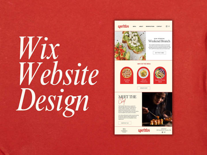 Cover image for Website Design for Aperitivo