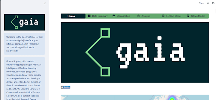 Cover image for Streamlit ML app - Geographic AI for Soil Assessment (GAIA)