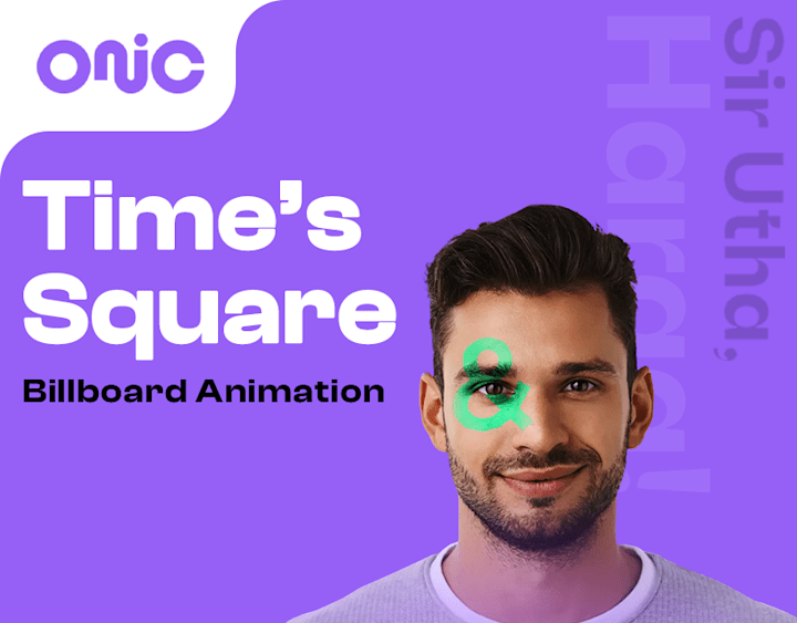 Cover image for Onic Times Square Billboard Animation 