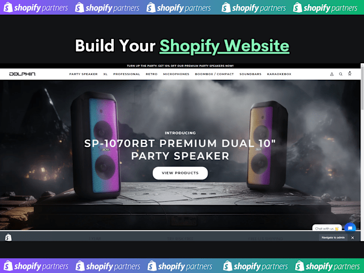 Cover image for Shopify Website built by Experts