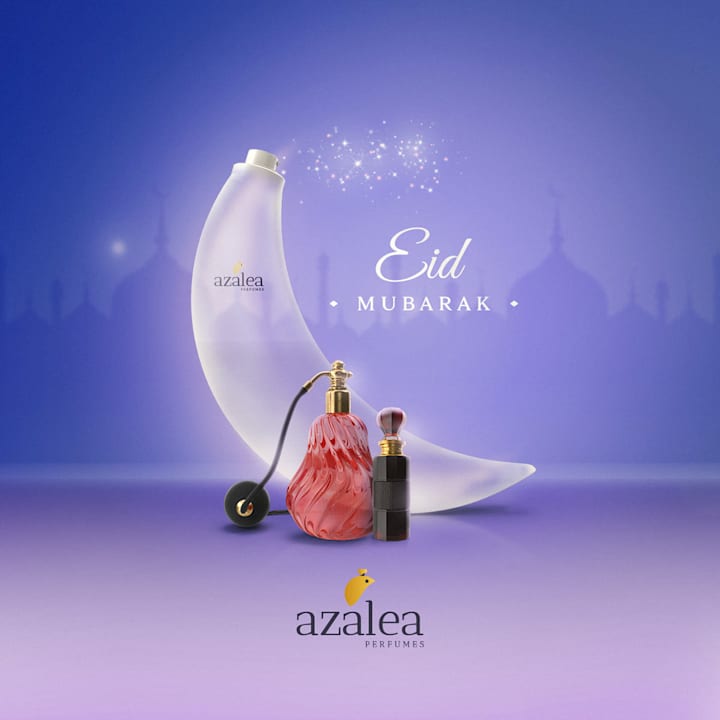 Cover image for Perfume Brand Creative Eid Ad Designs