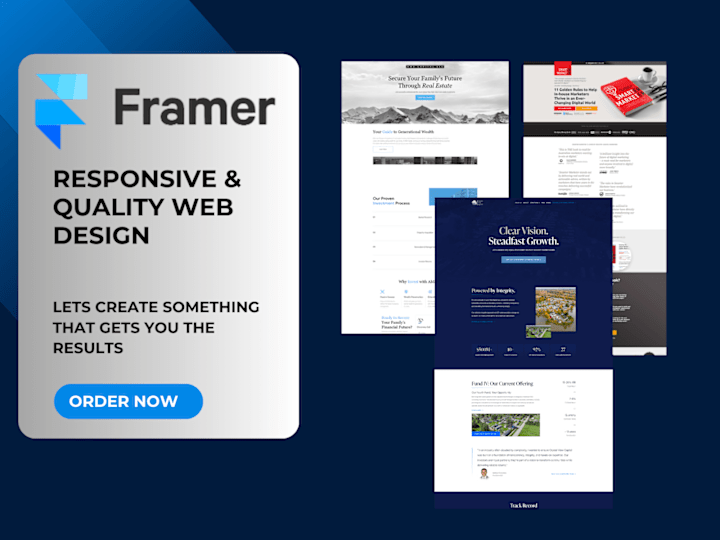 Cover image for Design Framer website Figma to framer Framer developer Framer 