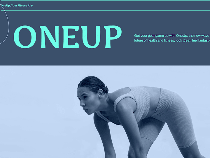 Cover image for Oneup Fitness Clothes | Framer Design