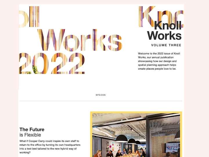Cover image for Knoll Works 2022