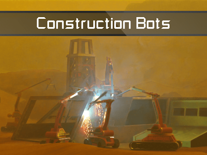 Cover image for Autonomous Modular Construction Bots | 3D Modeling Case Study