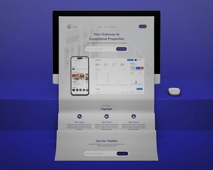 Cover image for Nest Enterprise – Real Estate Website Design on Figma