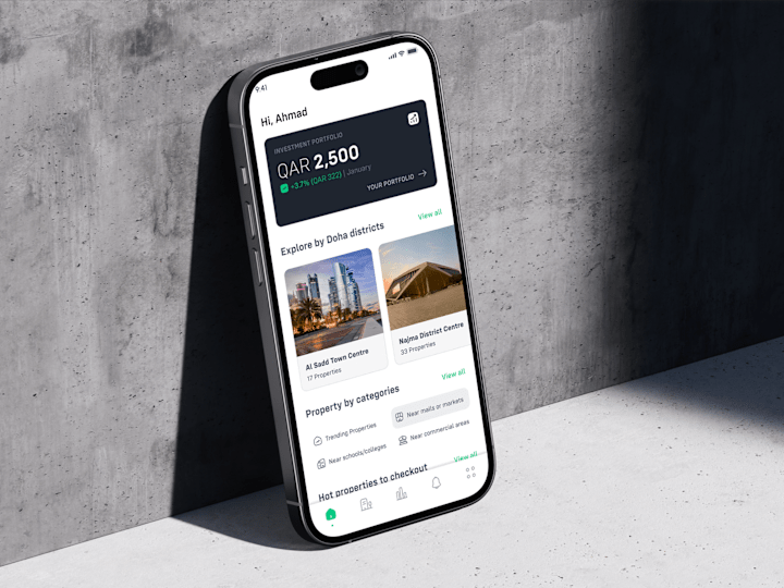 Cover image for Real Estate Investment App Design