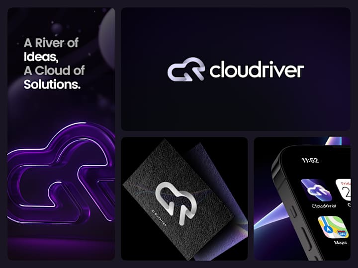 Cover image for Cloudriver | Logo and Brand Identity Design