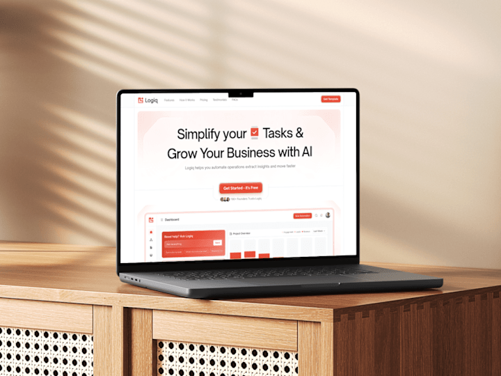 Cover image for Logiq – AI & SaaS Framer Template