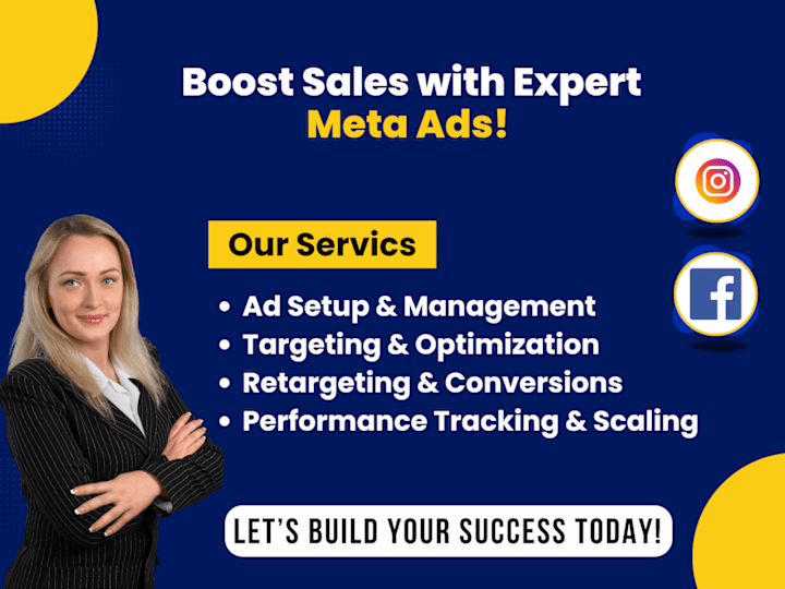 Cover image for Expert Meta Ads | Facebook & Instagram Marketing for Sale Growth