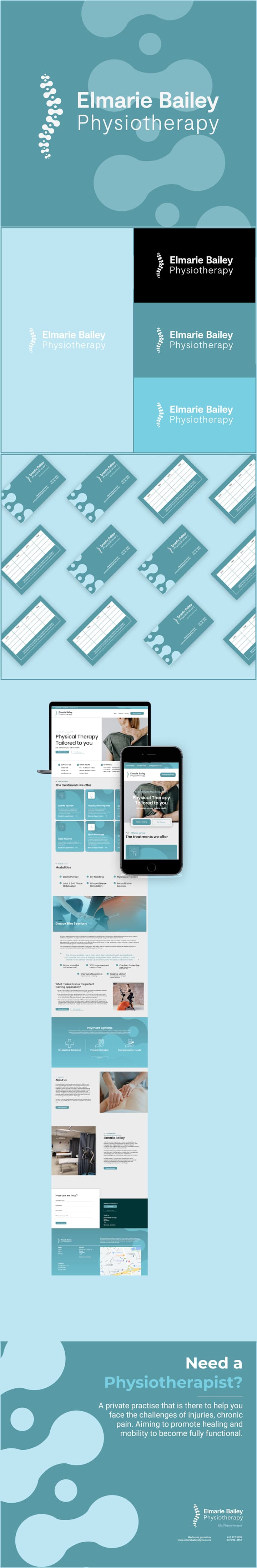 Cover image for Elmarie Bailey Physiotherapist - Rebranding & Web Design