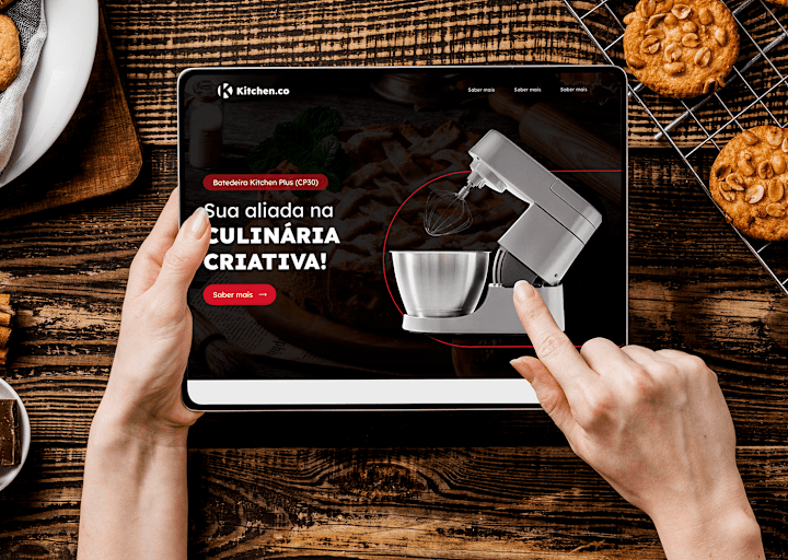 Cover image for Kitchen - Landing Page :: Behance