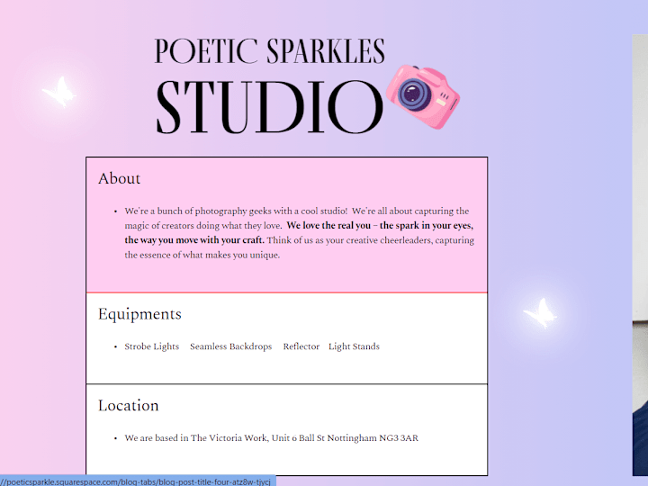 Cover image for Website Project ft Photography Studio 