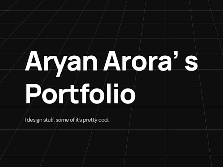 Cover image for Aryan Arora