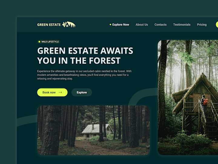 Cover image for Green Estate | Landing Page | Figma To Webflow