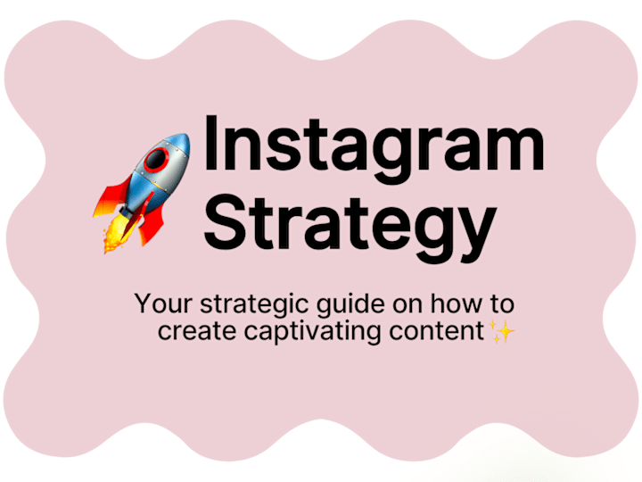 Cover image for 🚀 Social Media Instagram Content Strategy