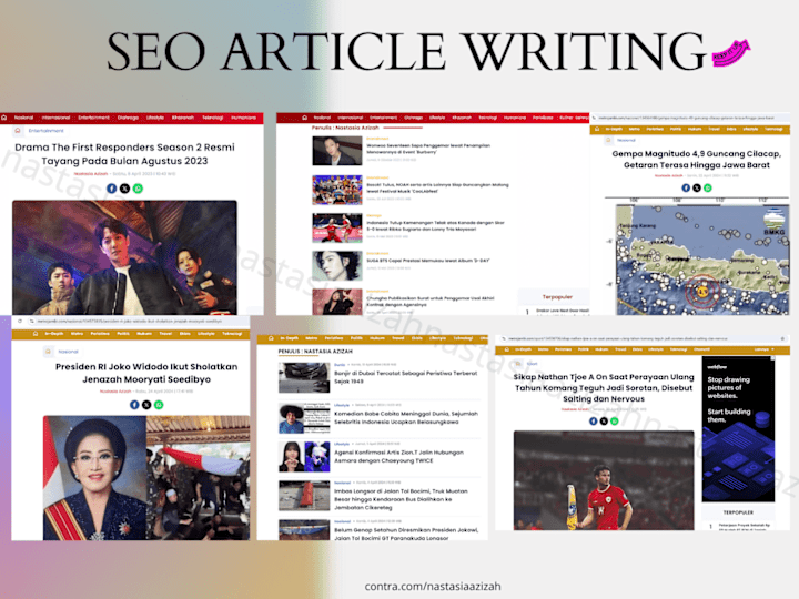 Cover image for SEO-Optimized News Article Writing