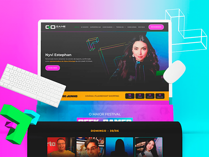 Cover image for Wordpress + Elementor Website - Go Game Festival
