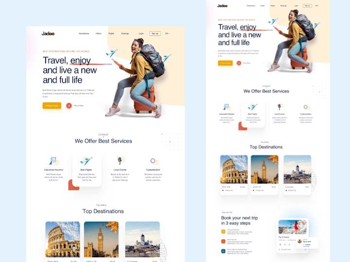 Cover image for Create Responsive wordpress website . Expert In Elementor