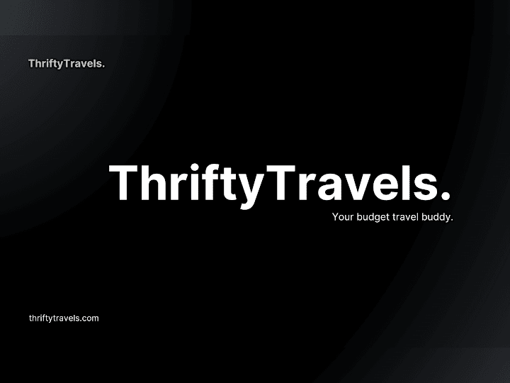 Cover image for Thrifty Travels