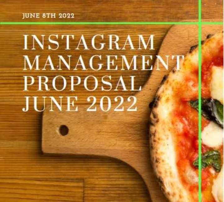 Cover image for Instagram Management Proposal for Tina’s Pizzeria