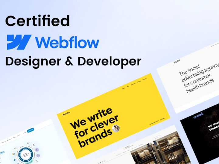 Cover image for Webflow Website Design & Development 