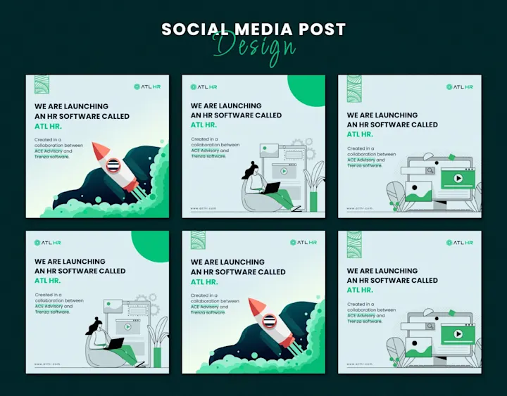 Cover image for Social Media Post Design for ATL HR