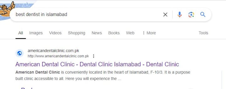 Cover image for Improved Local Search Rankings for American Dental Clinic
