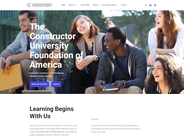 Cover image for Constructor University Foundation of America – Constructor Univ…