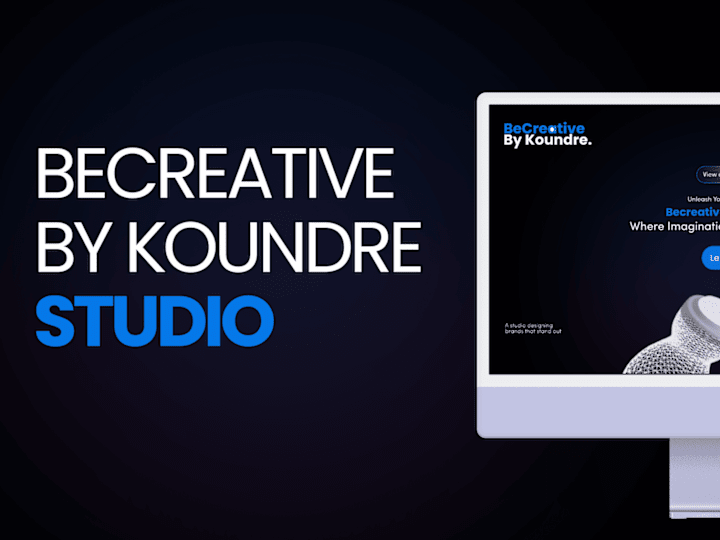 Cover image for UX/UI Website Becreative Studio 