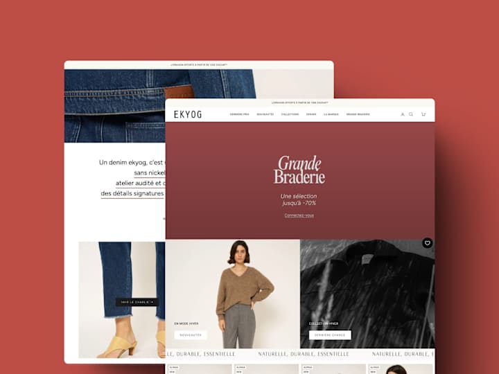 Cover image for Ecommerce Visuals & Newsletters for Ekyog