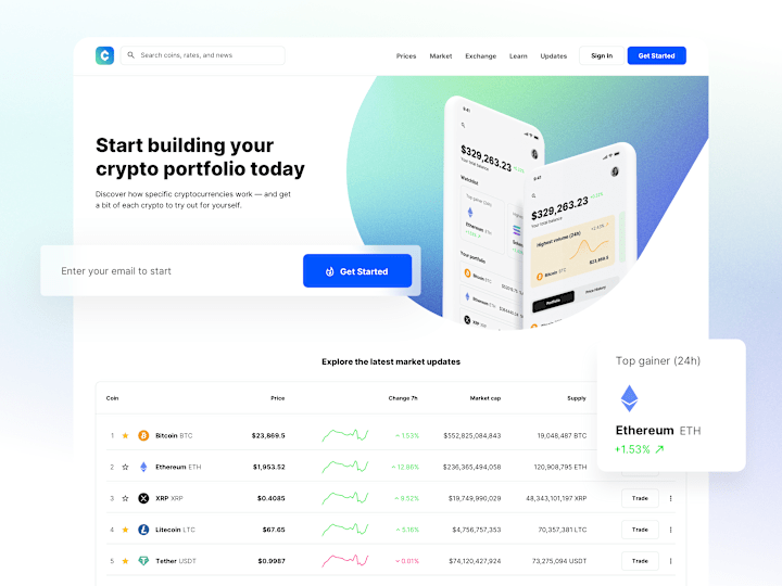 Cover image for Cryptasa UI Kit Development for DeFi and Fintech