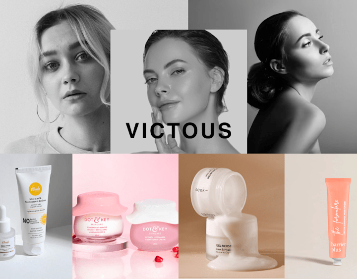 Cover image for VICTOUS - Skin care landing page