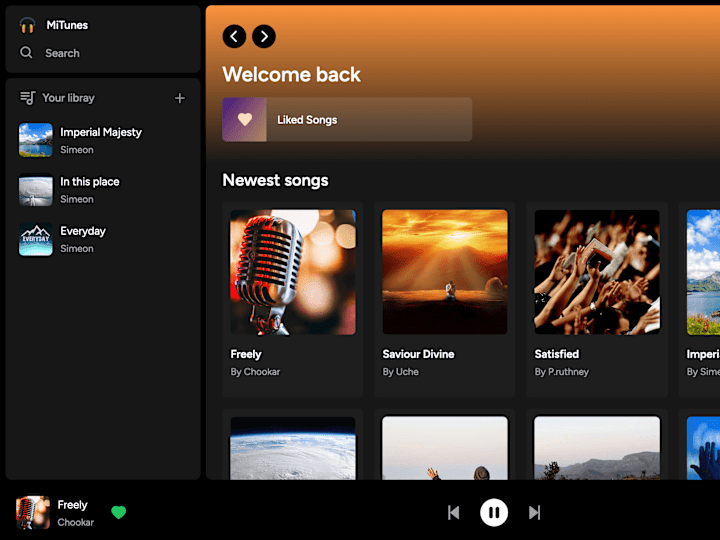 Cover image for MiTunes- Music Application