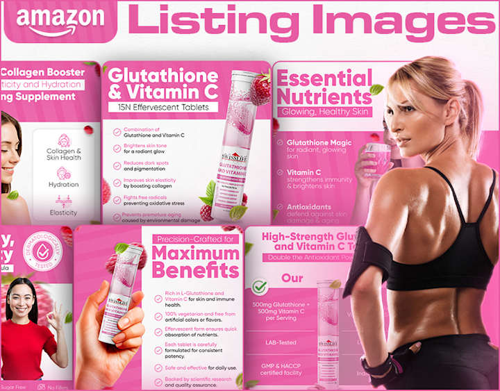 Cover image for Amazon Listing Images || Vitamin C Listing