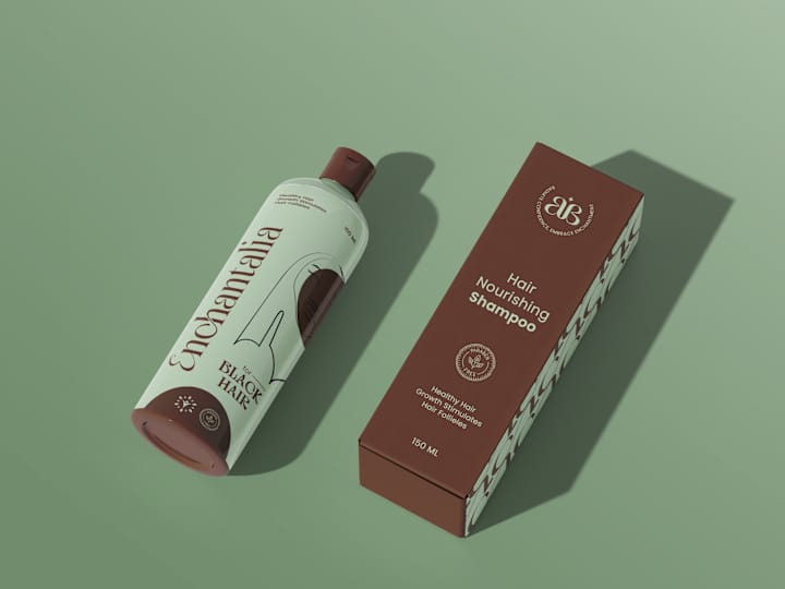 Cover image for Enchantalia Hair Shampoo / Serum Branding & Packaging on Behance