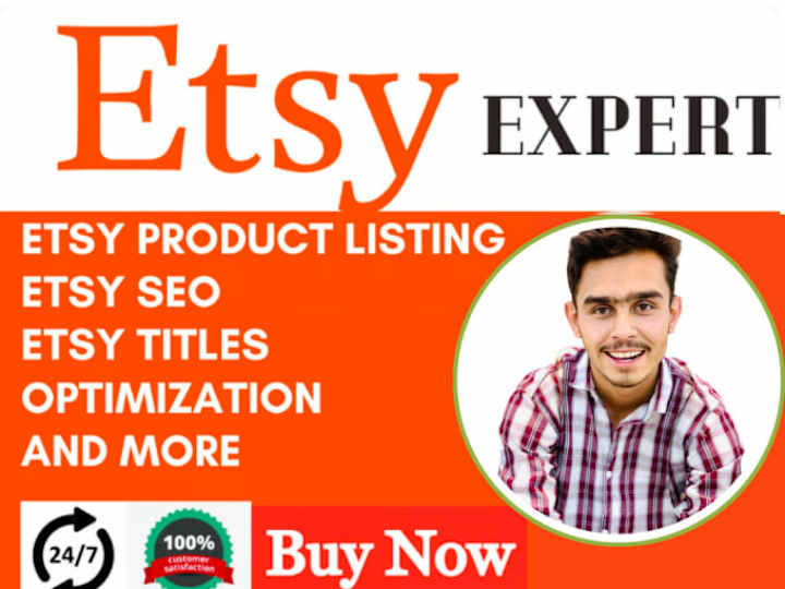 Cover image for I will etsy product listing etsy SEO optimization etsy a to z s…