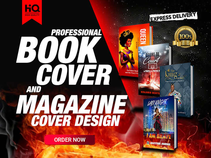 Cover image for I will design book cover, eBook and magazine cover
