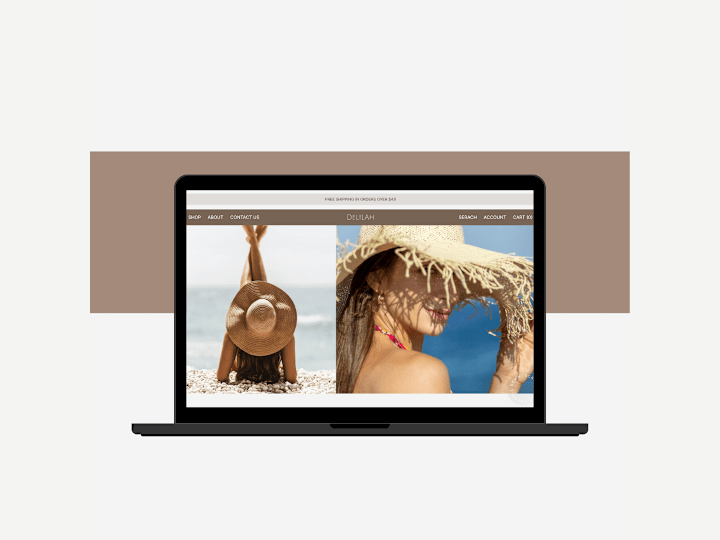 Cover image for Delilah e-commerce web design 
