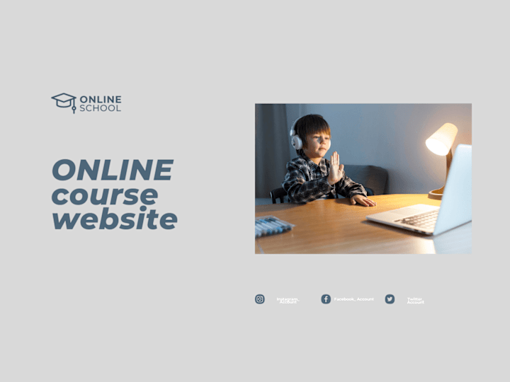 Cover image for E-learning | Online Course Development Service 