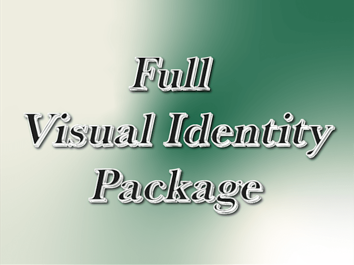 Cover image for Full Service -Branding Visual Identity Design Kit