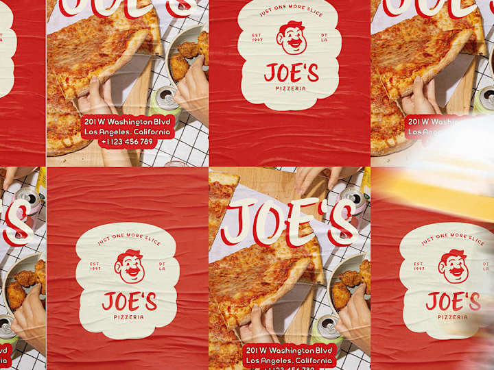 Cover image for Joe's Pizzeria (Brand Identity)